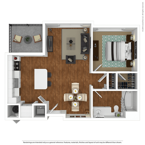 the allegheny apartment homes apartment floor plan 1 bedroom 1 bathroom with balcony